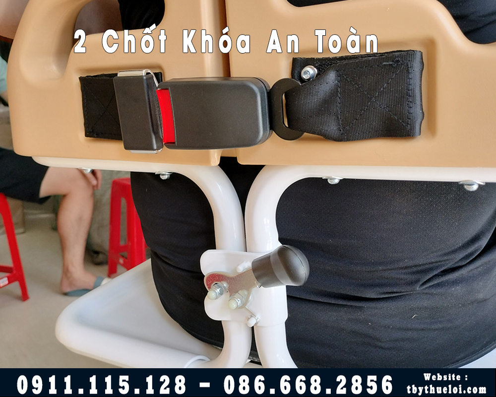 chốt khóa an toàn xe lăn